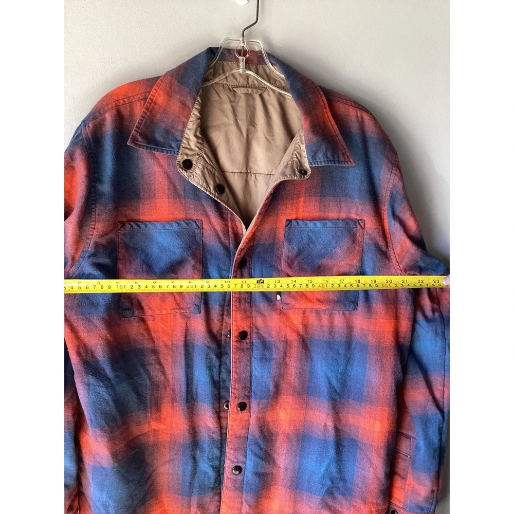 The North Face Fort Point Insulated Flannel Reversible Shirt Jacket Mens Medium